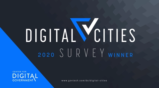 Digital Cities Survey 2020 Winner Banner