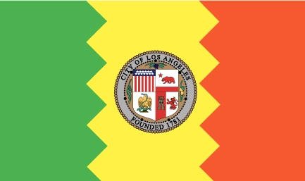 flag of the city of los angeles