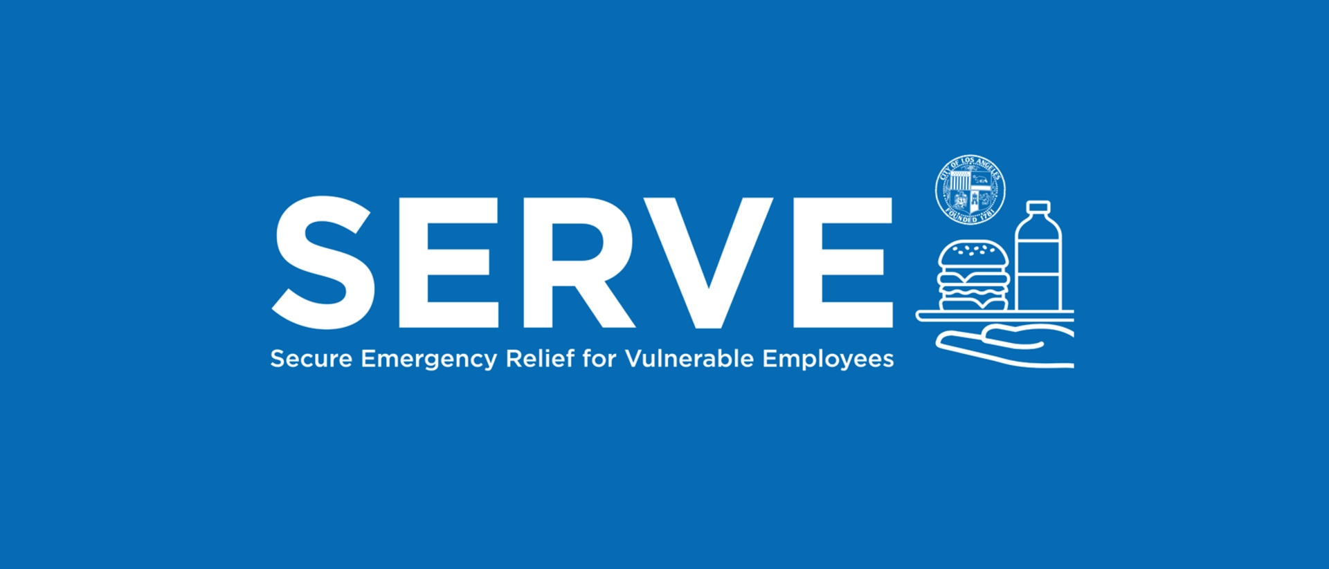Flyer for the SERVE (Service Emergency Relief for Vulnerable Employees) Program