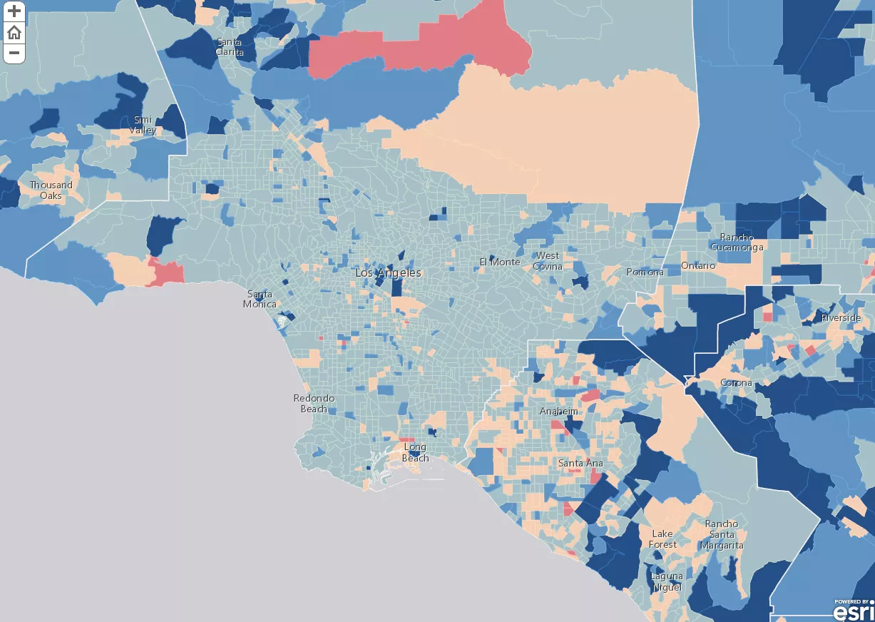Map of Los Angeles