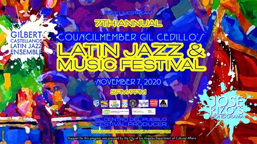 Latin Jazz Music Festival Flyer